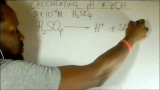 CALCULATING pH AND pOH [upl. by Savitt383]