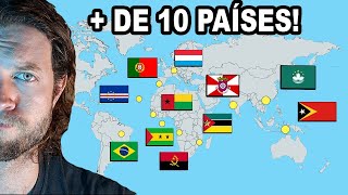 PAÃSES QUE TEM PORTUGUÃŠS COMO LÃNGUA OFICIAL  DOIS SÃƒO NA EUROPA [upl. by Aderf]