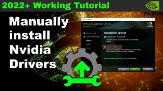 How to Properly Install Nvidia Drivers  Manual Install amp Everything Explained [upl. by Solita909]