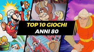 Top 10 videogame anni 80 [upl. by Scurlock]