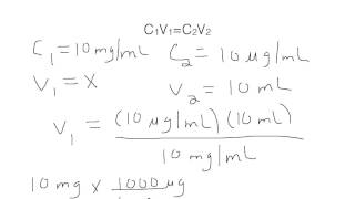 How to Use the Dilution Equation [upl. by Tarkany]