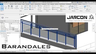 Barandal de balcón  Revit 2019 [upl. by Nylaj]