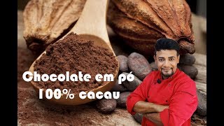 COMO SE FAZ CHOCOLATE EM PÓ CASEIRO  Alexandre Alarcão [upl. by O'Neil]