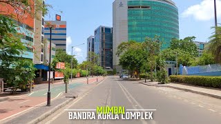 Bandra Kurla Complex Mumbai  4K  India’s🇮🇳 Modern Business District  2022 [upl. by Hett]