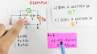 Circuitos Elétricos  Amperímetro e Voltímetro [upl. by Shore]