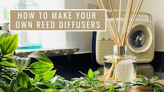 How To Make Your Own Reed Diffusers [upl. by Immot]