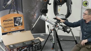 The Celestron Starsense Explorer LT 70AZ Unboxing Assembling and Using [upl. by Eilegna276]