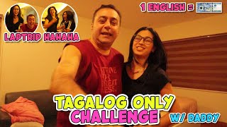 TAGALOG ONLY CHALLENGE W DADDY HARAKE LAPTRIP TO HAHAHA  ZEINAB HARAKE [upl. by Addison]