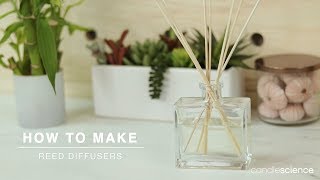 How to Make Reed Diffusers with Fragrance Oils  CandleScience Guide [upl. by Dodi]