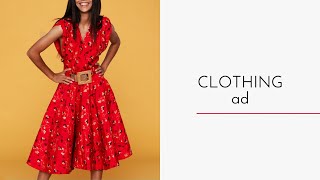 Clothing Ad Video Template Editable [upl. by Spearing854]