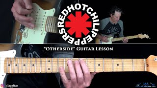 Red Hot Chili Peppers  Otherside Guitar Lesson [upl. by Irreg]