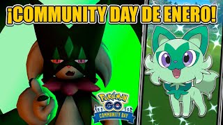 ✨ ¡SPRIGATITO SHINY  PLANTA FEROZ y CAMBIOS en el COMMUNITY DAY de ENERO en Pokémon GO Keibron [upl. by Anauqal982]