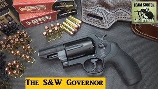 SampW Governor 410 45 Colt 45 ACP Revolver Review [upl. by Atnod]