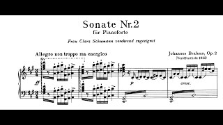 Brahms Sonata No2 in Fsharp minor Op2 Zimerman [upl. by Nolur]