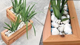 How to make an Outdoor planter  with LED [upl. by Kavanagh]