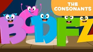 My First Letters  Consonants For Kids [upl. by Mowbray]