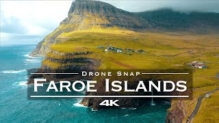 Faroe Islands 🇫🇴  by drone 4K [upl. by Barbabas]