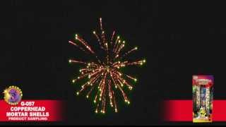 G057 Copperhead Mortar Shells  Phantom Fireworks [upl. by Ycram]