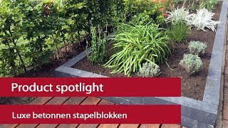 Product Spotlight Luxe betonnen stapelblokken [upl. by Llecram]