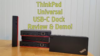 Lenovo Universal USBC Dock Review and Demonstration [upl. by Struve]