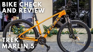 TREK MARLIN 5  COMPLETE BIKE CHECK [upl. by Meredith]