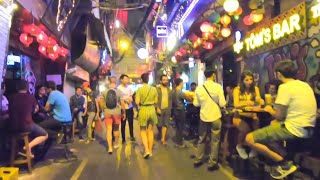 The Crazy Nightlife Street Scene in Hanoi Vietnam [upl. by Uah491]