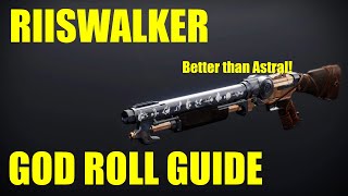 Destiny 2 Riiswalker Farm Guide and God Rolls Iron Banner Shotgun [upl. by Alfonse]