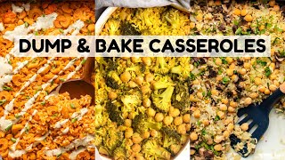 Easy amp Tasty Vegan Casseroles Dump amp Bake [upl. by Fleeta]