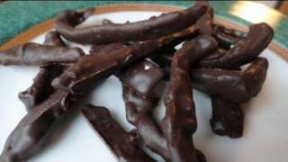 Chocolate Covered Candied Orange Peel [upl. by Tillfourd]