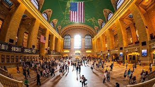 Walking Tour of Grand Central Terminal — New York City 【4K】🇺🇸 [upl. by Auhoj]