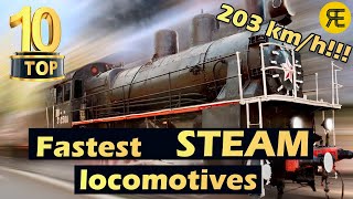 Incredible Speed Records of Steam Locomotives [upl. by Ilwain]