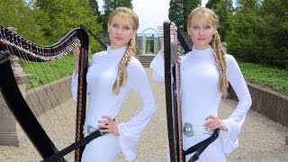 STAR WARS Medley  Harp Twins [upl. by Damiani]