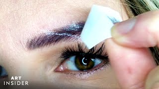 How To Use Temporary Eyebrow Tattoos [upl. by Ozzy]