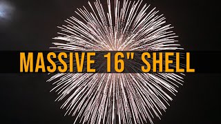 HUGE 16quot inch FIREWORKS shell [upl. by Odrick]