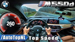 BMW M550d xDrive G30 AUTOBAHN POV  ACCELERATION amp TOP SPEED  by AutoTopNL [upl. by Faunia]