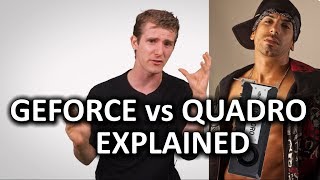 GeForce vs Quadro as Fast As Possible [upl. by Eselahs904]