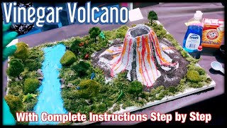 Volcano Eruption Project  Fun Science Fair Project by Vanessa [upl. by Bina]