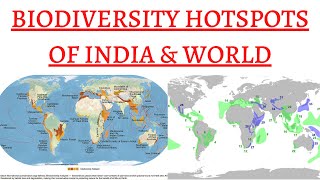 Biodiversity Hotspots of India amp World Conservation International for UPSCPSC Exams [upl. by Nalim]