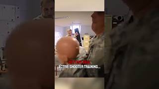 Military base active shooter scenario training‼️🤯 military army combat war [upl. by Hartill]