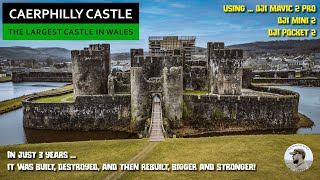 Caerphilly Castle  The Largest in Wales 2nd in Britain [upl. by Adnorahs]