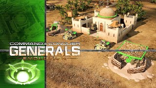 Command and Conquer Generals Evolution 2021  FFA Gameplay [upl. by Alaet]