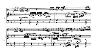 Johannes Brahms  Clarinet Sonata in E flat major Op 120 No 2 score [upl. by Loveridge]