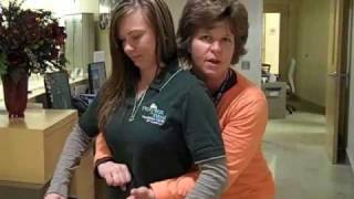 Heimlich Maneuver Demonstration  Progress West Hospital [upl. by Ohs705]