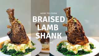 Oven Braised Lamb Shank Recipe [upl. by Anstice]