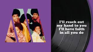 Jackson 5  Ill Be There Lyric Video [upl. by Roley]