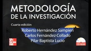 Metodología de Investigación según Sampieri [upl. by Eenafets]