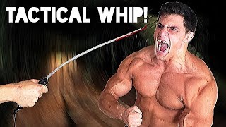 Bodybuilder VS Stinger TACTICAL WHIP Experiment [upl. by Leod238]