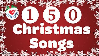 150 Top Christmas Songs and Carols Playlist with Lyrics 🎄 [upl. by Ot]