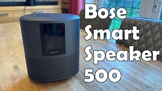 Bose Smart Speaker 500 Review  Stereo Sound [upl. by Eussoj]