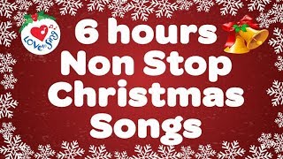 6 hours BEST CHRISTMAS SONGS amp Most Popular Christmas Song Playlist [upl. by Rebane]